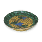 古九谷色绘蔦纹台盆