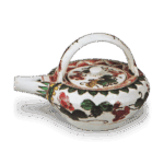 古九谷色绘牵牛花纹酒壶