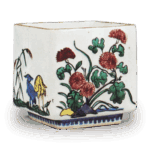 古九谷色绘菊纹茶碗