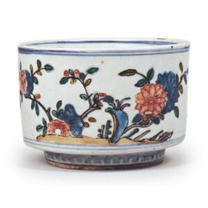 古九谷色绘菊纹茶碗