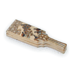 仁清彩绘羽子板香盒