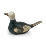 仁清色绘鹀香合