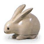 仁清锈绘兔香合