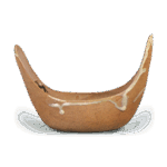 仁清白釉吊花瓶