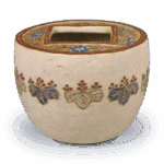 仁清彩绘纹茶器