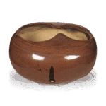 仁清濑户釉瓢形平水指