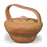 仁清信乐写手付水指