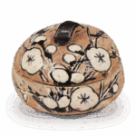 乾山染付枪梅纹香盒