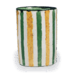 乾山色绘麦藁纹猪口