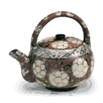 乾山色绘花纹汁注