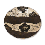 乾山锈彩染付绘替土器皿