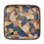 乾山色绘切纸纹小碗