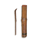 津田宗及　茶杓　共筒