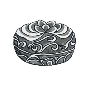 大牡丹、中牡丹、小牡丹和彩色牡丹的造型