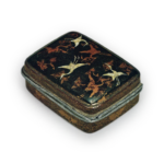 上代蒔絵　飞鹤纹螺钿入长角