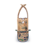 色绘牡丹纹花器