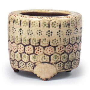 色绘龟甲纹香炉