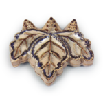 锈绘染付桐香合