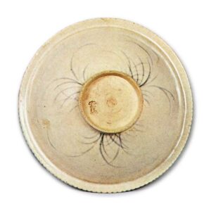 色绘南天文小碗