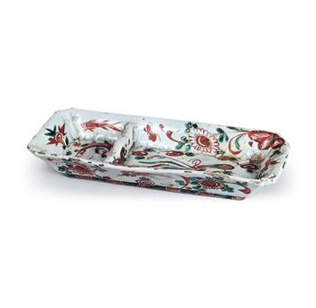 吴州赤绘笔架盘