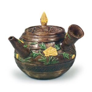 交趾写牡丹鸟纹急须