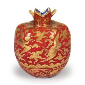 金襴手云鹤纹振出