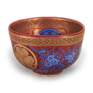 金襴手葵纹茶碗