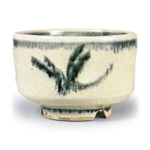 安南染付仿蜻蜓纹茶碗