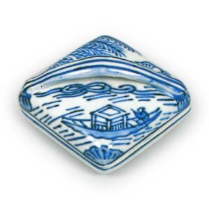 吴州染付仿隅田川香合