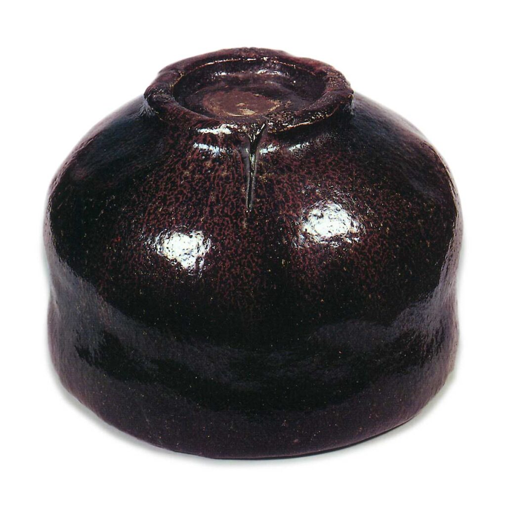 黑茶碗 铭“稲妻” 道入