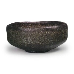 黑平茶碗 铭一平 宗入