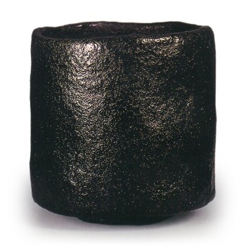 黑茶碗 题“ヒ” 左入