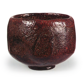 黑茶碗 铭“曙” 一入