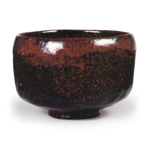 黑茶碗 铭“彩衣” 一入