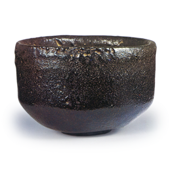黑茶碗 铭“朝日” 宗入