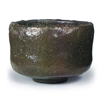 黑茶碗 铭“牛若” 宗入