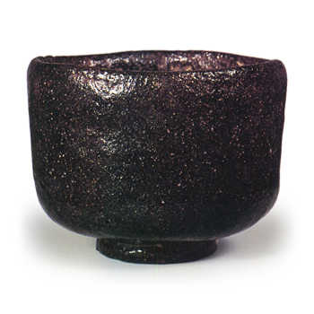 黑茶碗 题名“乌帽子” 宗入