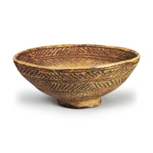 仿三岛纹茶碗 长入
