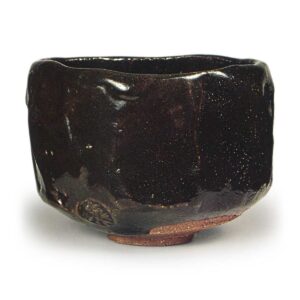 黑茶碗 铭“Iwao” 了入