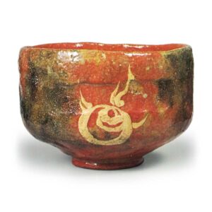 赤玉绘茶碗 了入