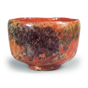 红茶碗 铭“花摺衣” 旦入