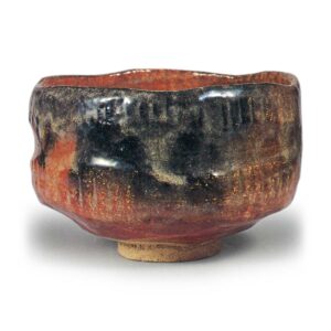 红茶碗 题名“青苔” 弘入
