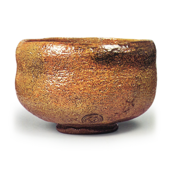 糖釉茶碗 八代大樋