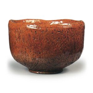 糖釉茶碗 二代大樋