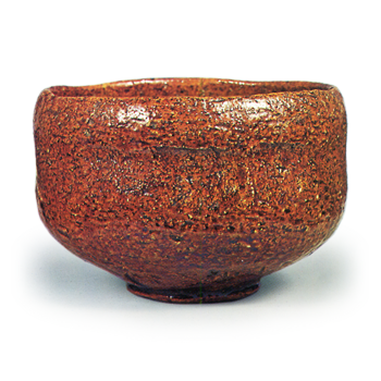 糖釉茶碗 四代大樋