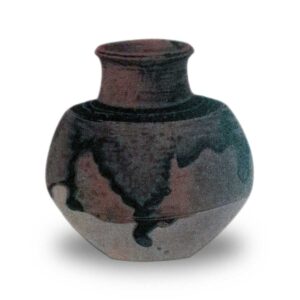 志野丸壶