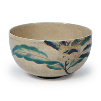 御菩薩焼枝栗絵茶碗