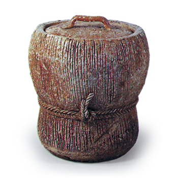 信楽結柴形水指 しがらきむすびしばがたみずさし