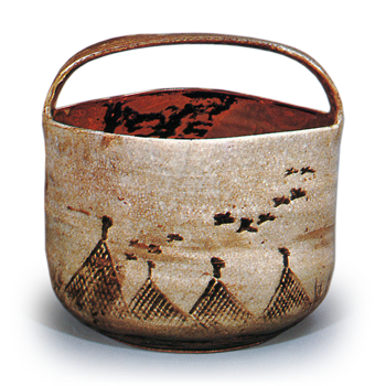 水指　焼き締め 炻器水指 焼き締め オブジェ 468 | 陶芸家 竹内真吾