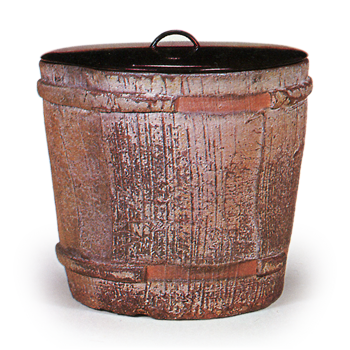 備前破れ桶水指 びぜんやぶれおけみずさし